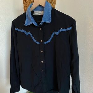 Western style button down